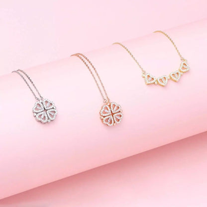Collar corazón de la suerte