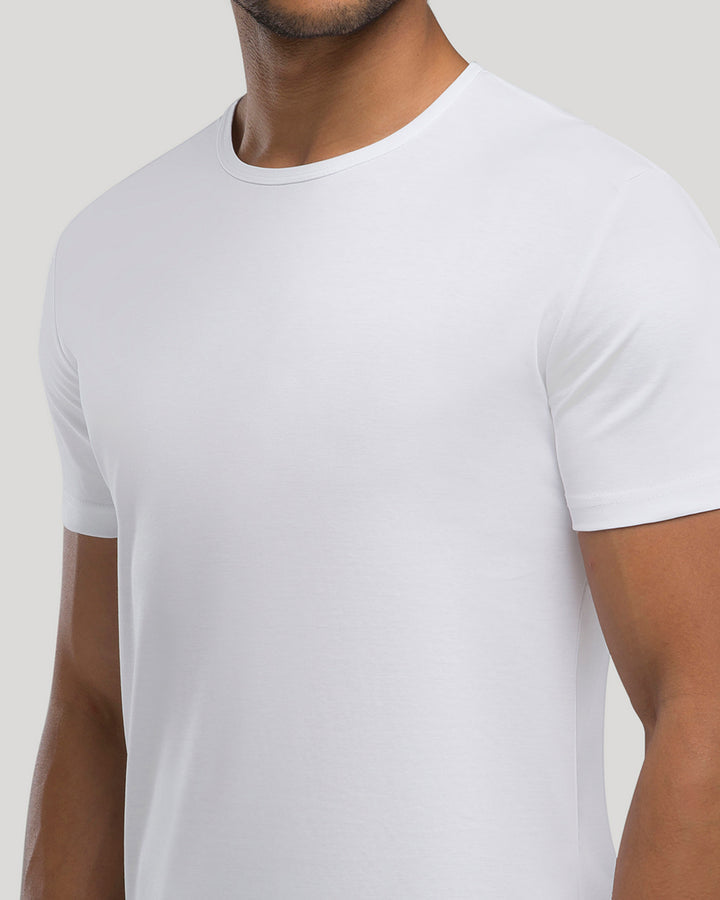 Camiseta de cuello redondo "Crew"